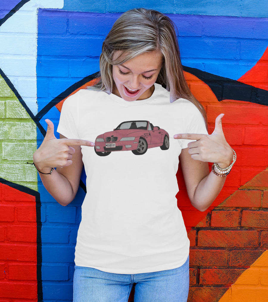 Convertible Pink BMW Z3 B3MER BOY T-Shirt