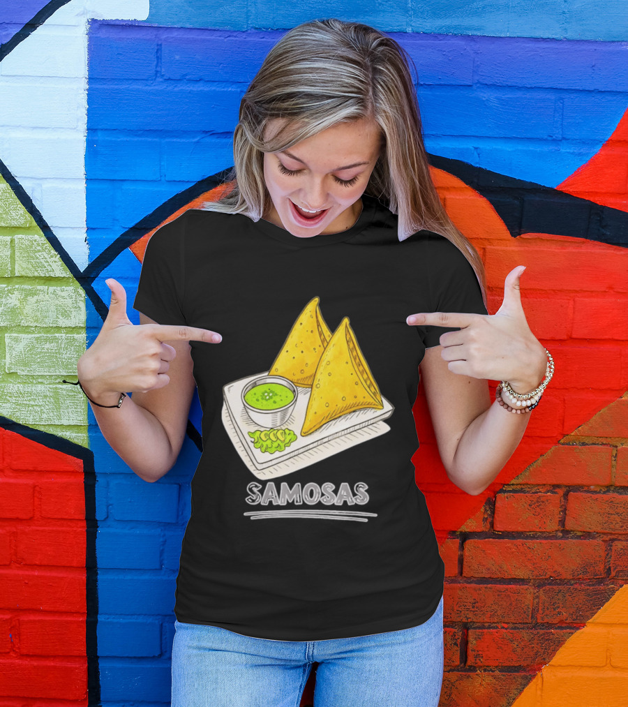 Samosa Lover Indian Snack Foodie Delight T-Shirt