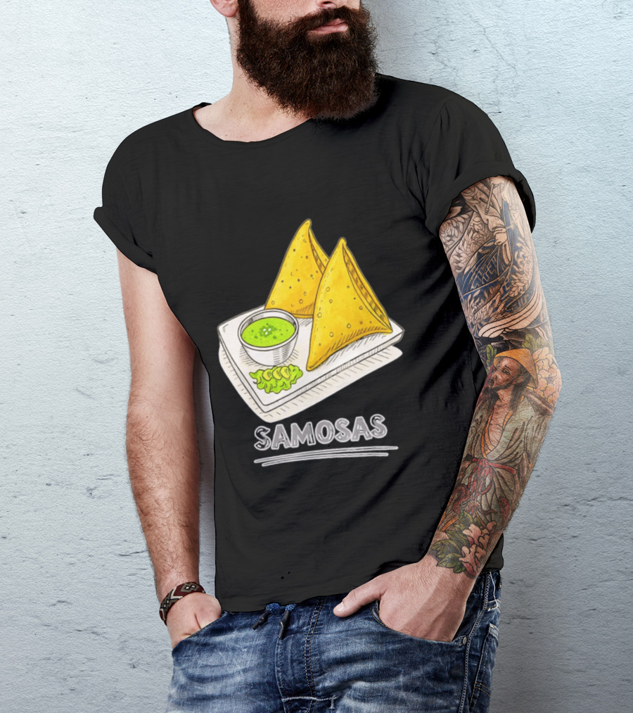 Samosa Lover Indian Snack Foodie Delight T-Shirt