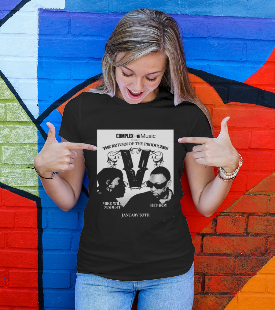 Complex Apple Music Verzuz The Return Of The Producers Mike Will Made It Vs Hit Boy January 30 T-Shirt