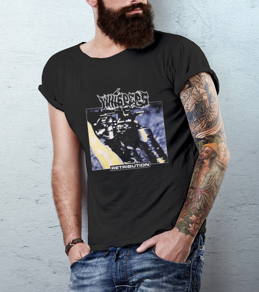 Whispers Retribution Motorcycle Engine T-Shirt