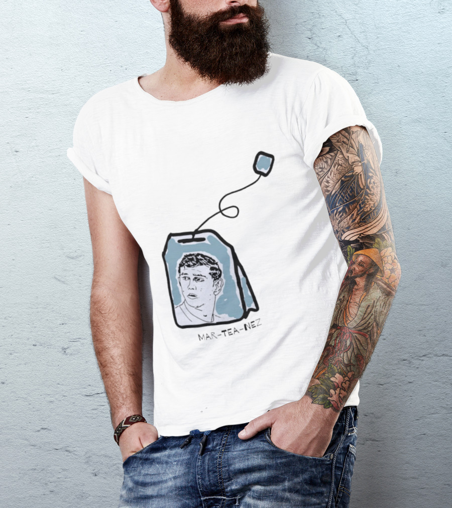 Mar Tea Nez Emiliano Martínez Teabag Cartoon T-Shirt