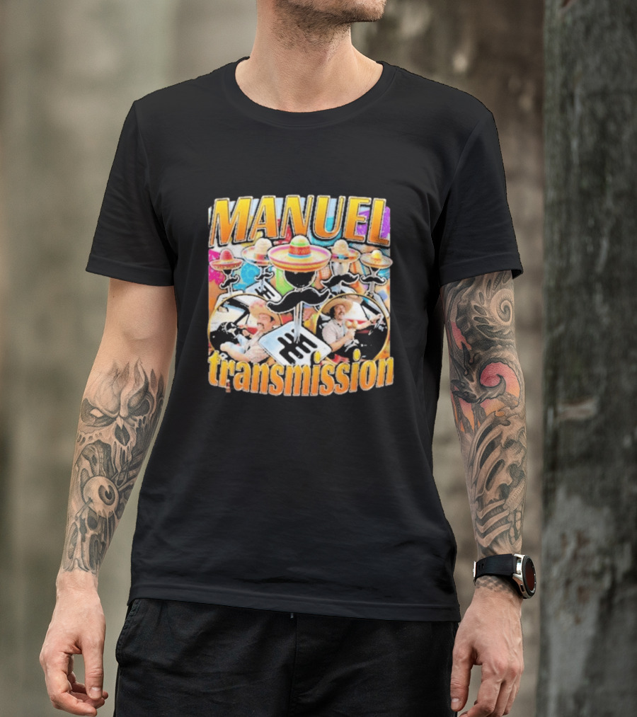 Manuel Transmission Sombrero Gear Shift Mexican T-Shirt