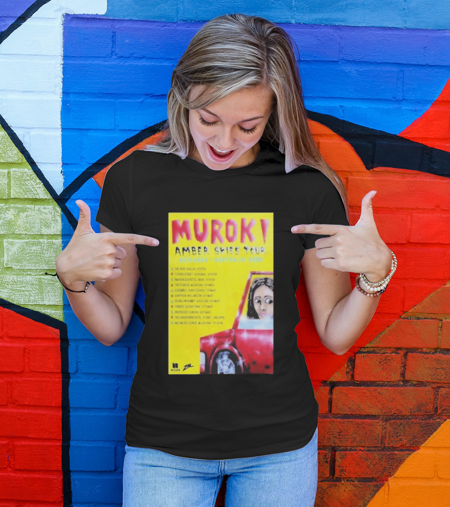 Muroki Amber Skies Tour Aotearoa Australia 2026 T-Shirt