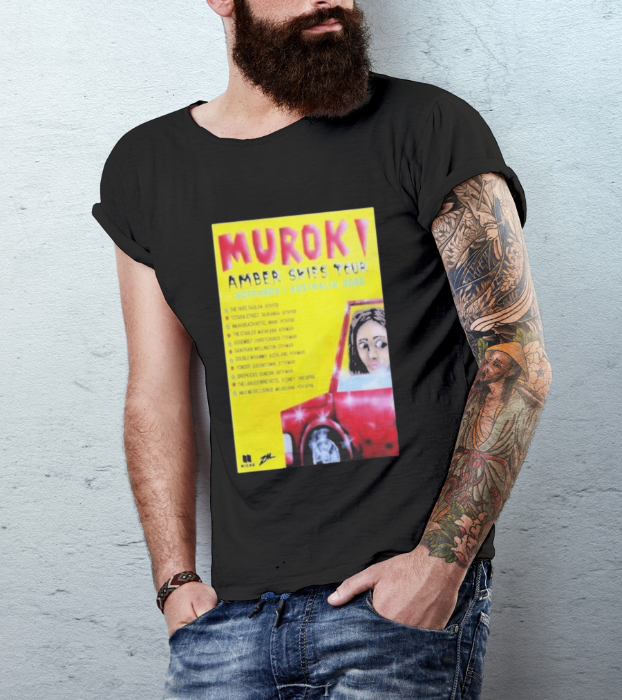 Muroki Amber Skies Tour Aotearoa Australia 2026 T-Shirt