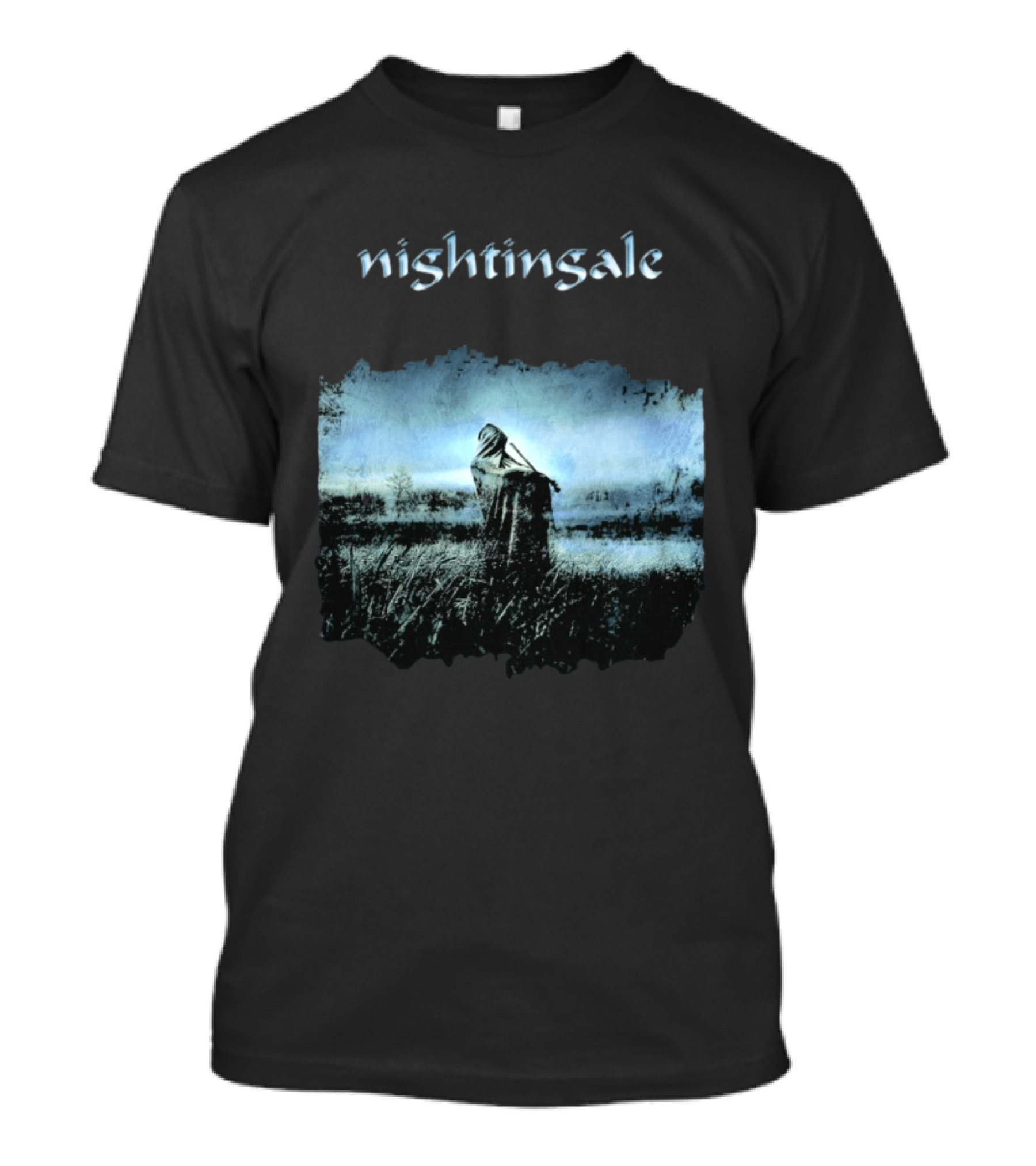 Nightingale Ethereal Nightfall Scene T-Shirt