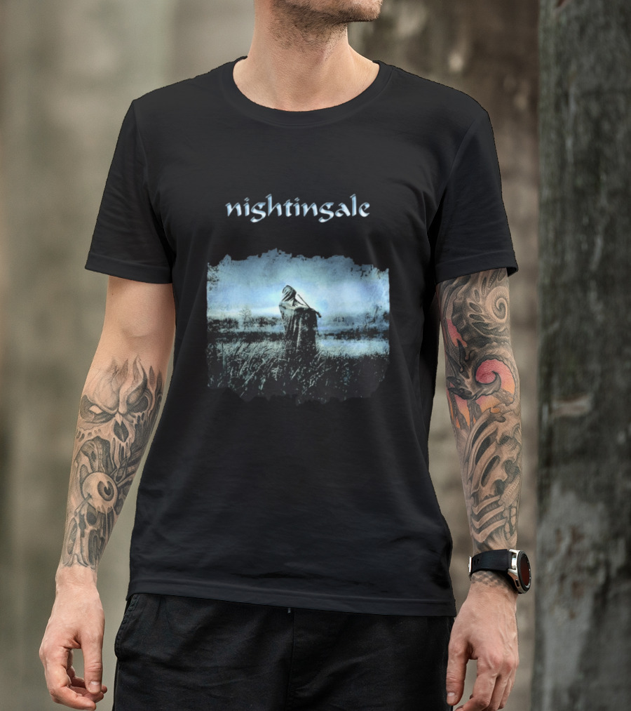 Nightingale Ethereal Nightfall Scene T-Shirt
