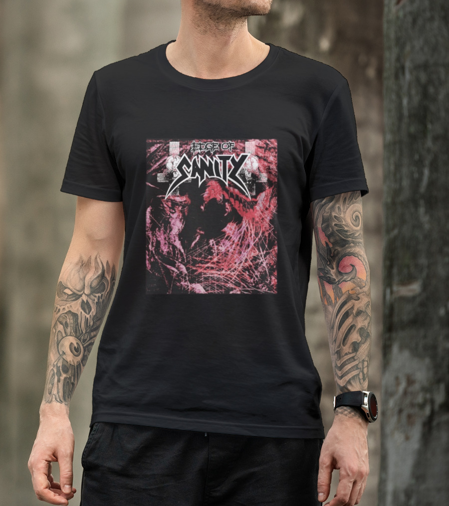 Edge Of Sanity Infernal Album Cover Black Metal Aesthetic T-Shirt