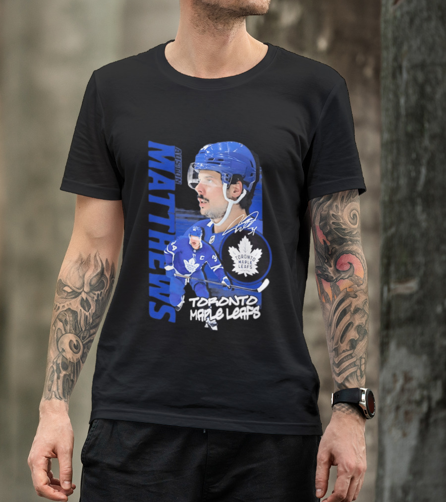 Toronto Maple Leafs Auston Matthews Signature Playmaker T-Shirt