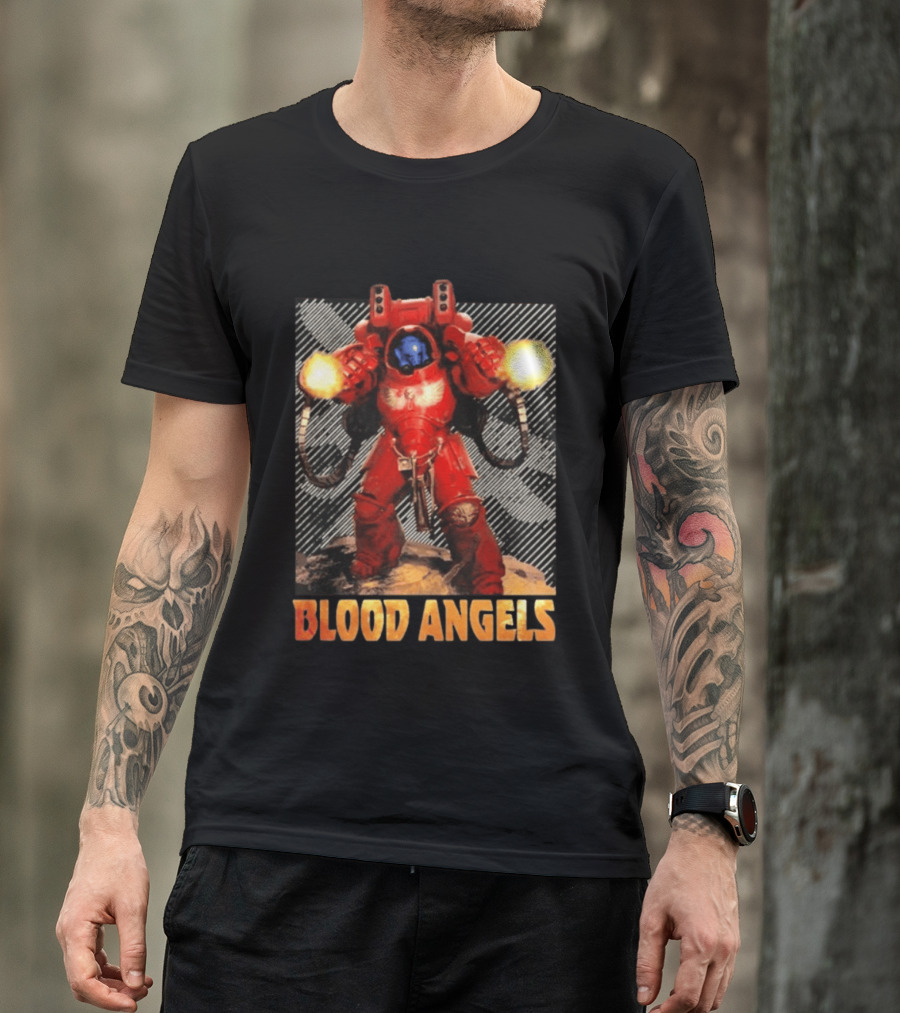 Warhammer 40 000 Blood Angels Space Marine Power Armor T-Shirt