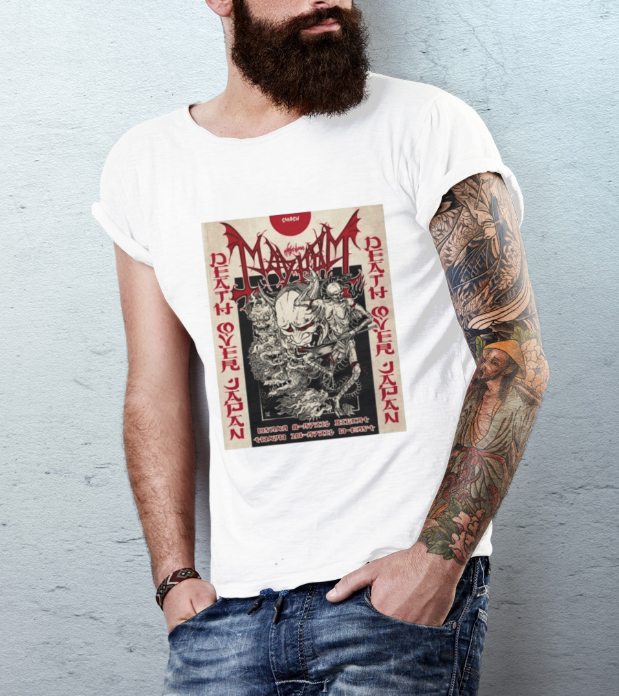 Mayhem Death Over Japan Osaka April 8 Bigcat Tokyo April 10 2026 Q East Smash T-Shirt