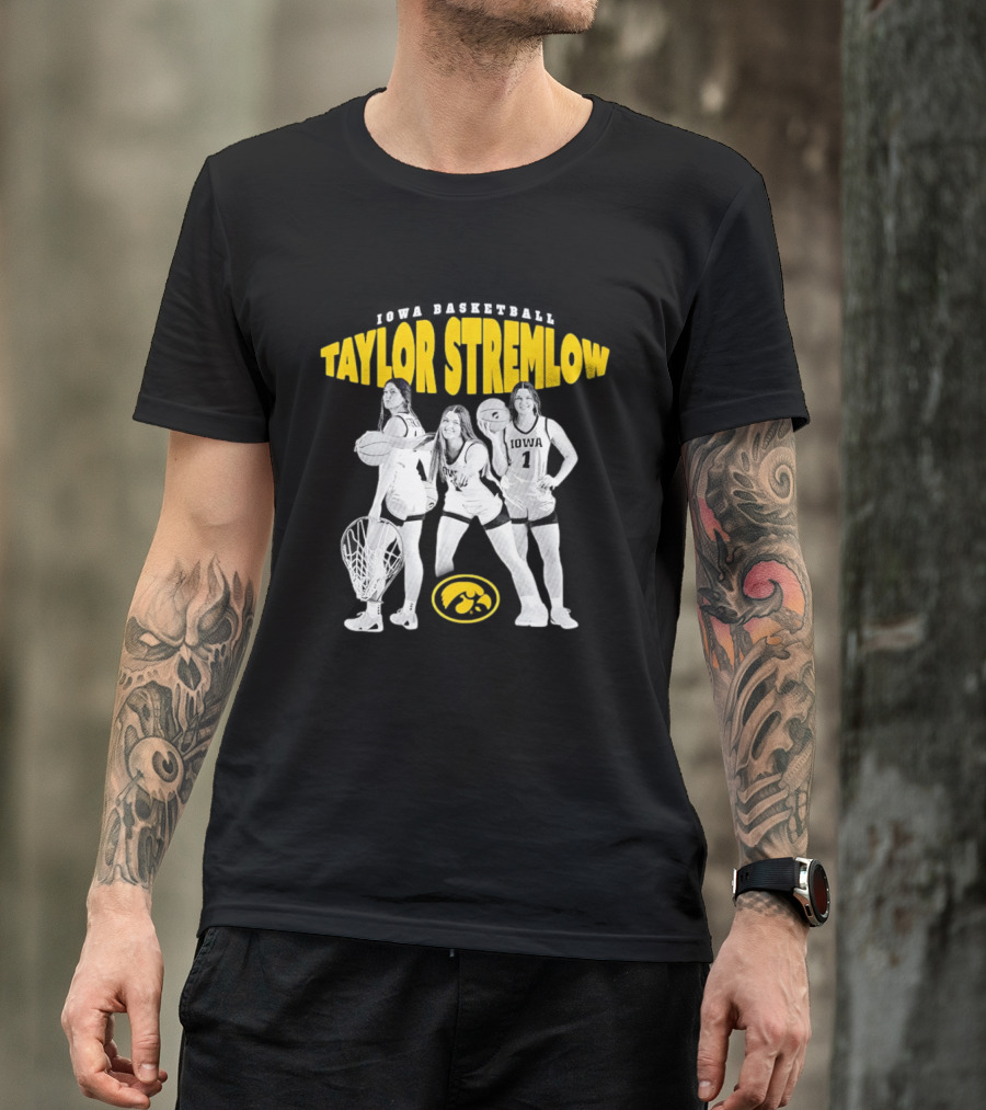 Taylor Stremlow Iowa Hawkeyes Basketball 90s Style Retro Sports T-Shirt