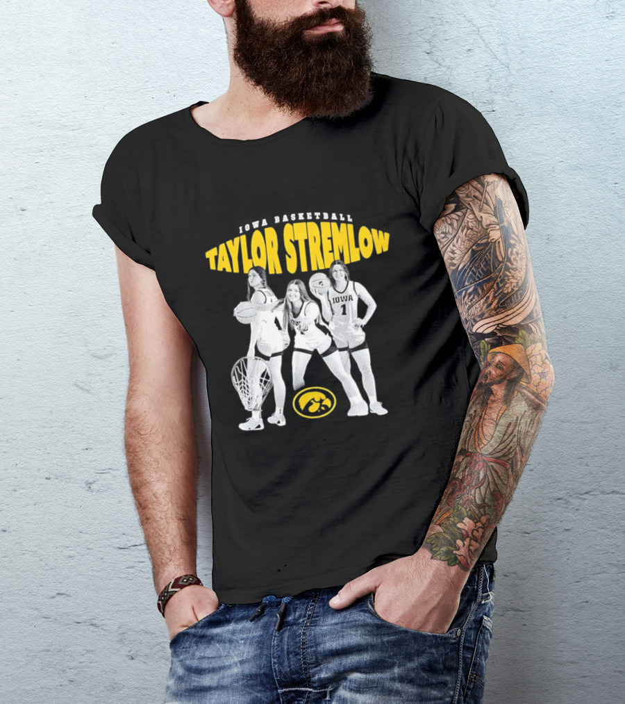 Taylor Stremlow Iowa Hawkeyes Basketball 90s Style Retro Sports T-Shirt