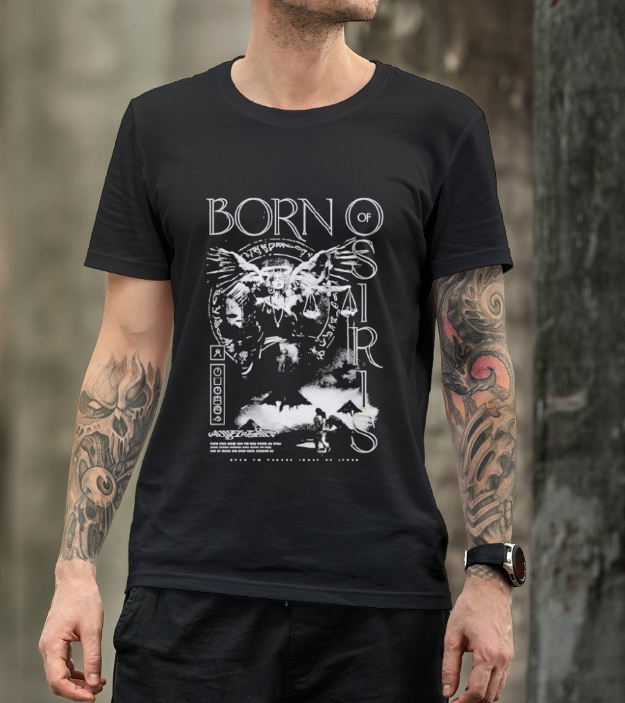 Born Of Osiris Waves Over Stranger Things Dark Synthwave T-Shirt