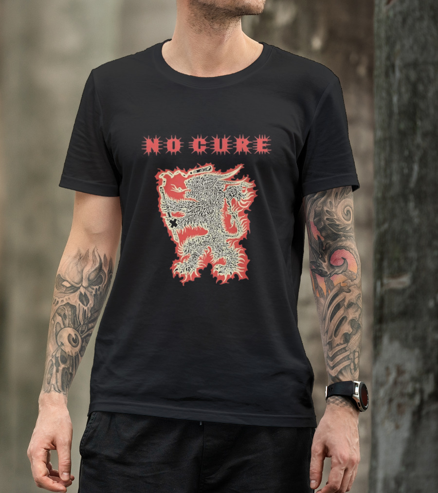 No Cure Band Furry Dragon Monster T-Shirt