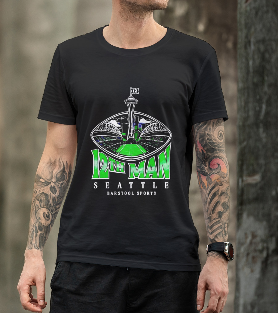 Seattle 12th Man Barstool Sports T-Shirt