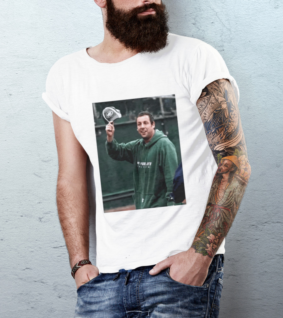 Adam Sandler New York Jets Fan Football T-Shirt