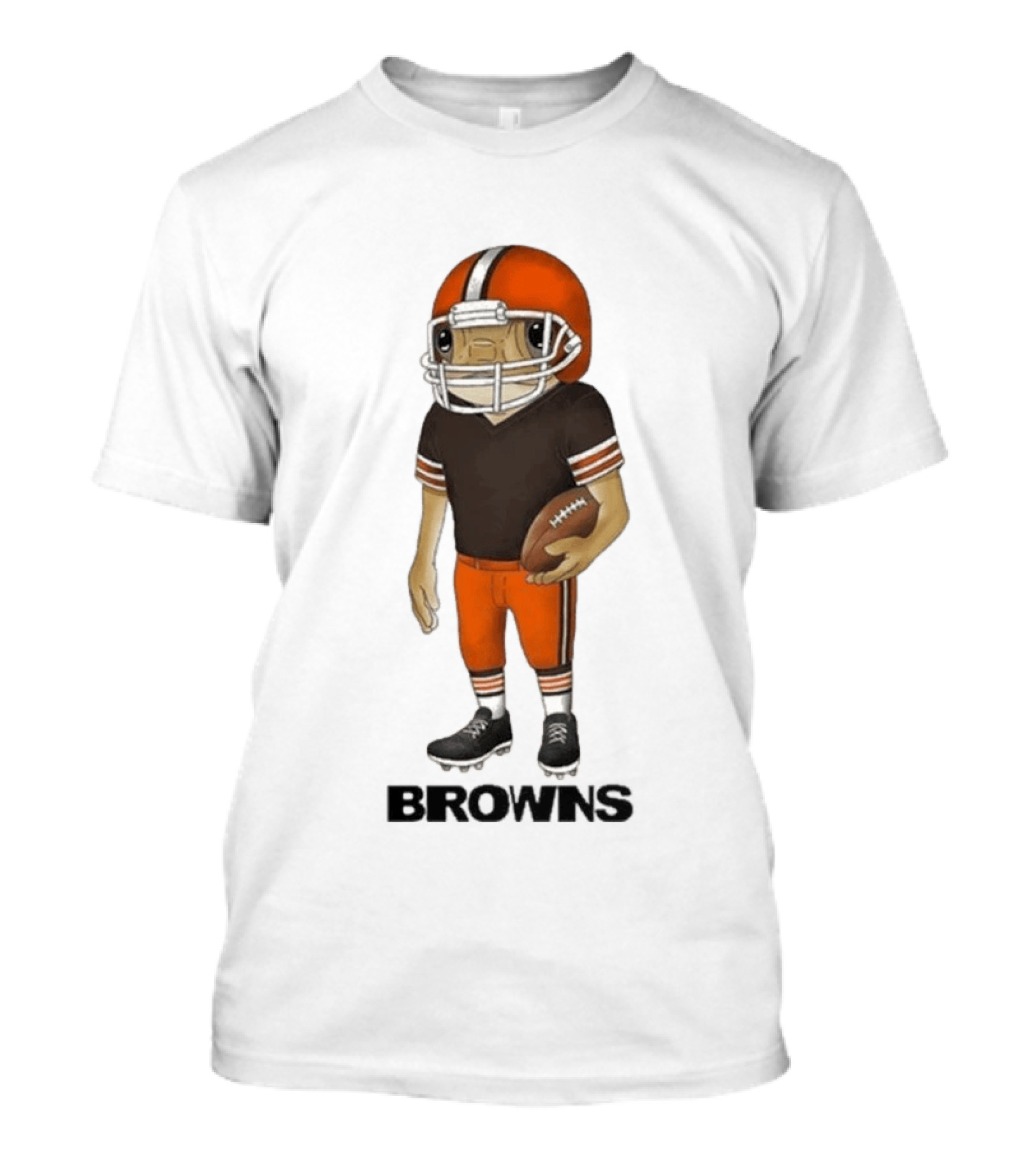 Bad Bunny Cleveland Browns Concho Helmet Mascot Browns T-Shirt