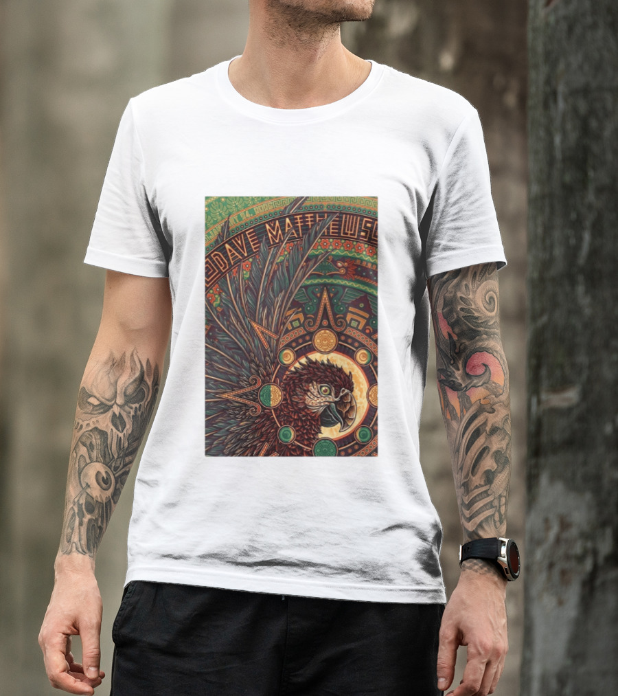 Dave Matthews Band Moon Palace Cancun Parrot Jan 24 2026 T-Shirt