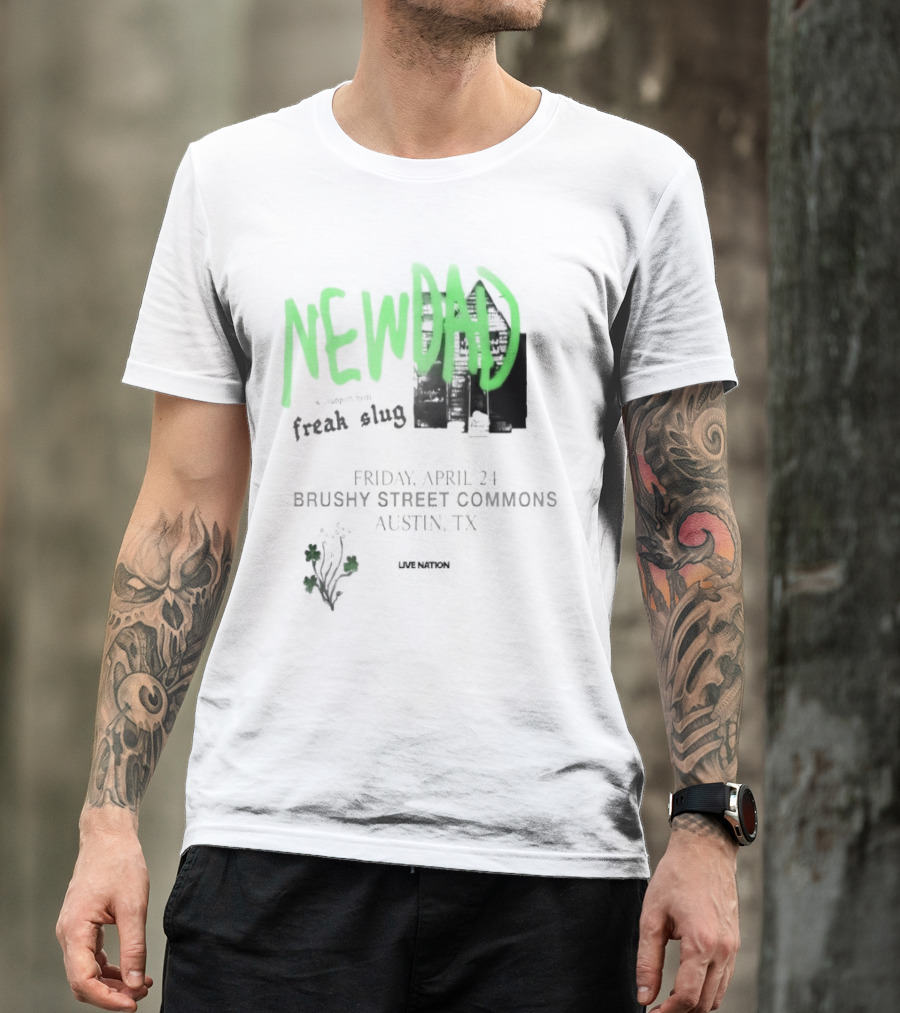 Newdad Live At Empire Control Room Austin TX April 24 2026 Concert Event T-Shirt