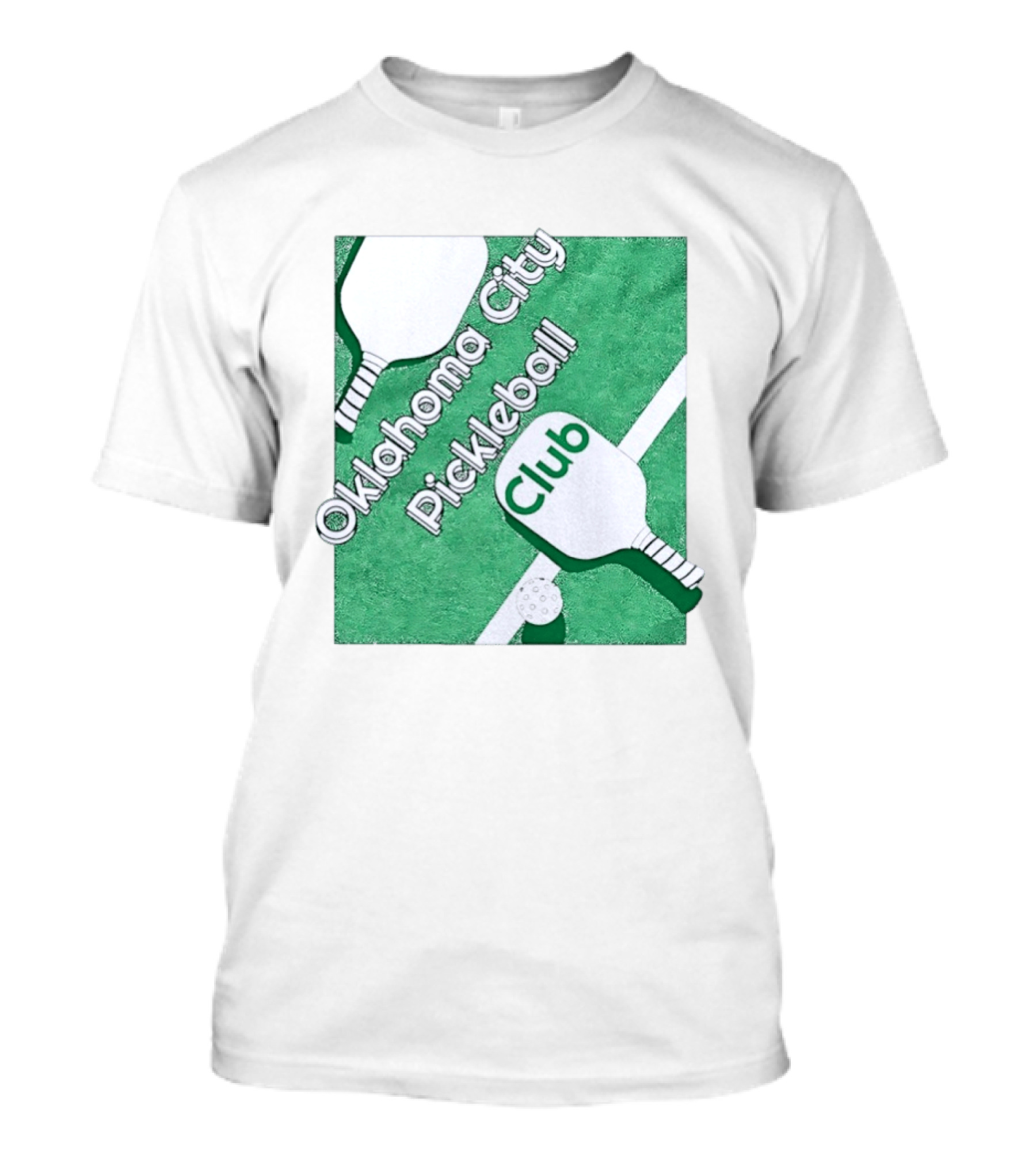 Oklahoma City Pickleball Club Paddle Court 2026 T-Shirt