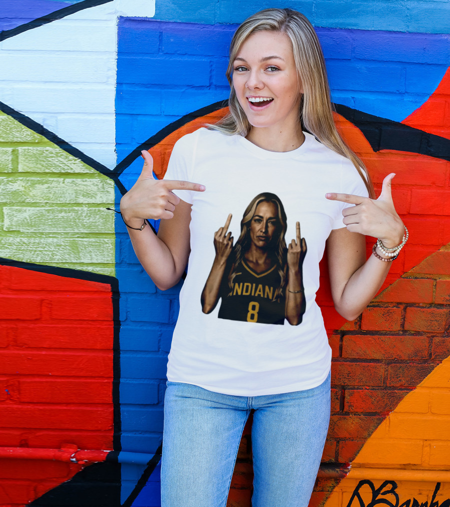 INDIANA 8 Flipping The Bird T-Shirt