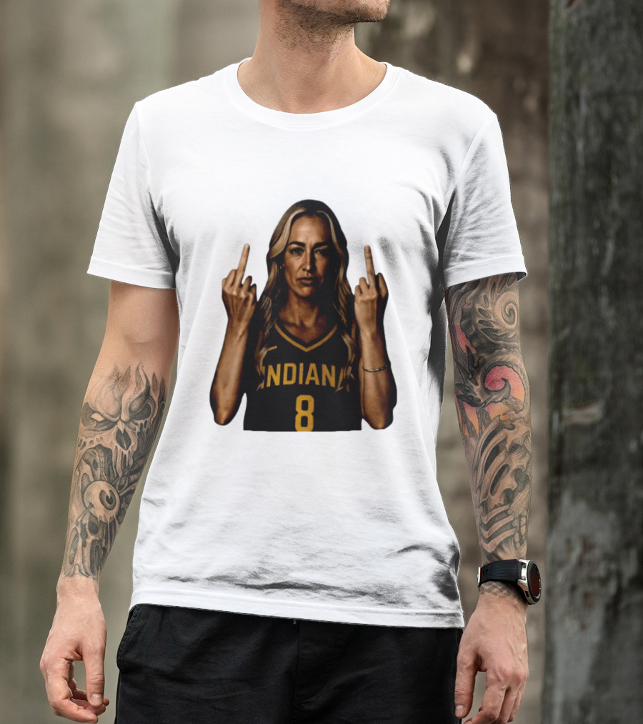 INDIANA 8 Flipping The Bird T-Shirt