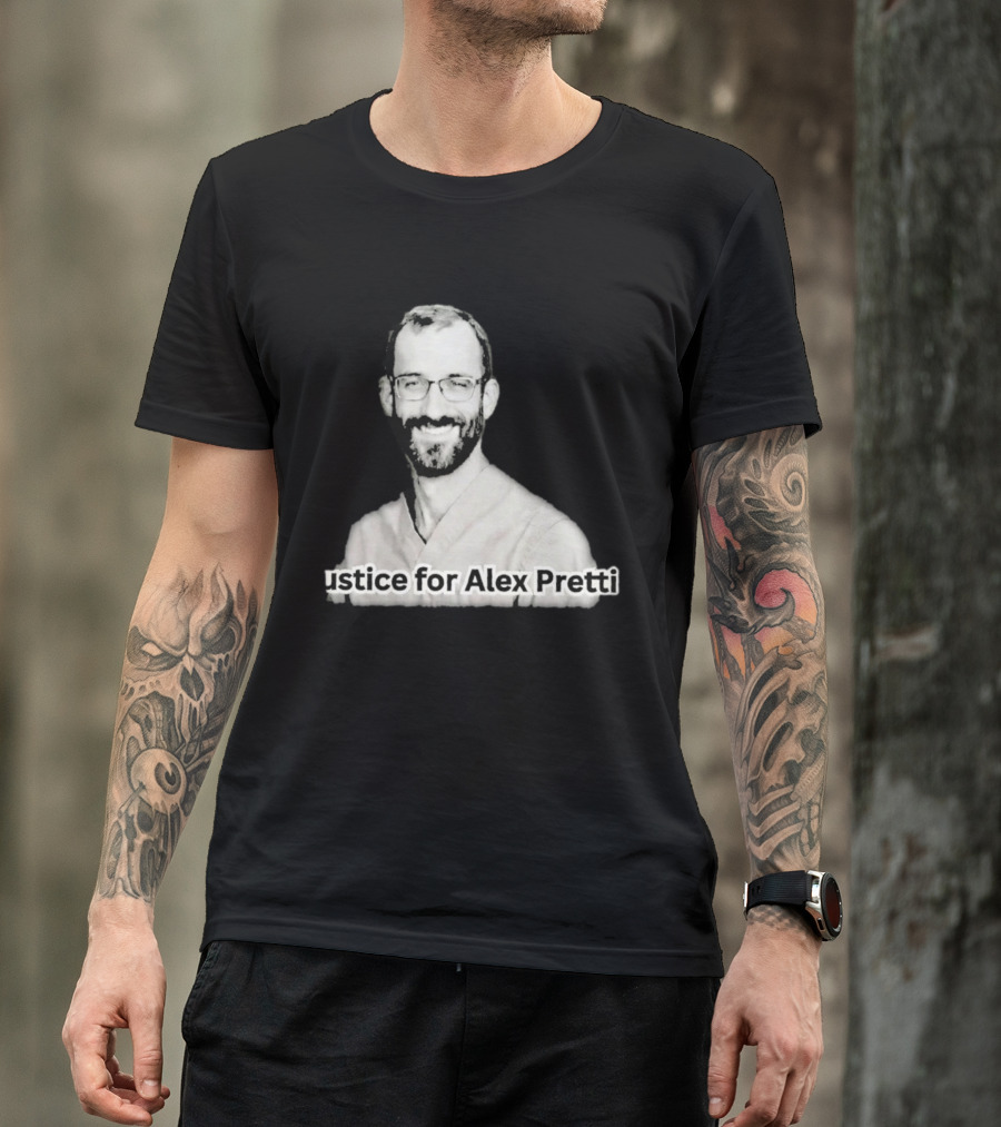 Justice For Alex Pretti Memorial T-Shirt
