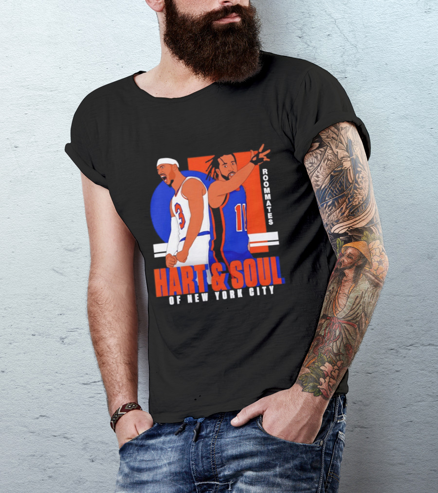 Hart And Soul Roommates Of New York City Knicks T-Shirt