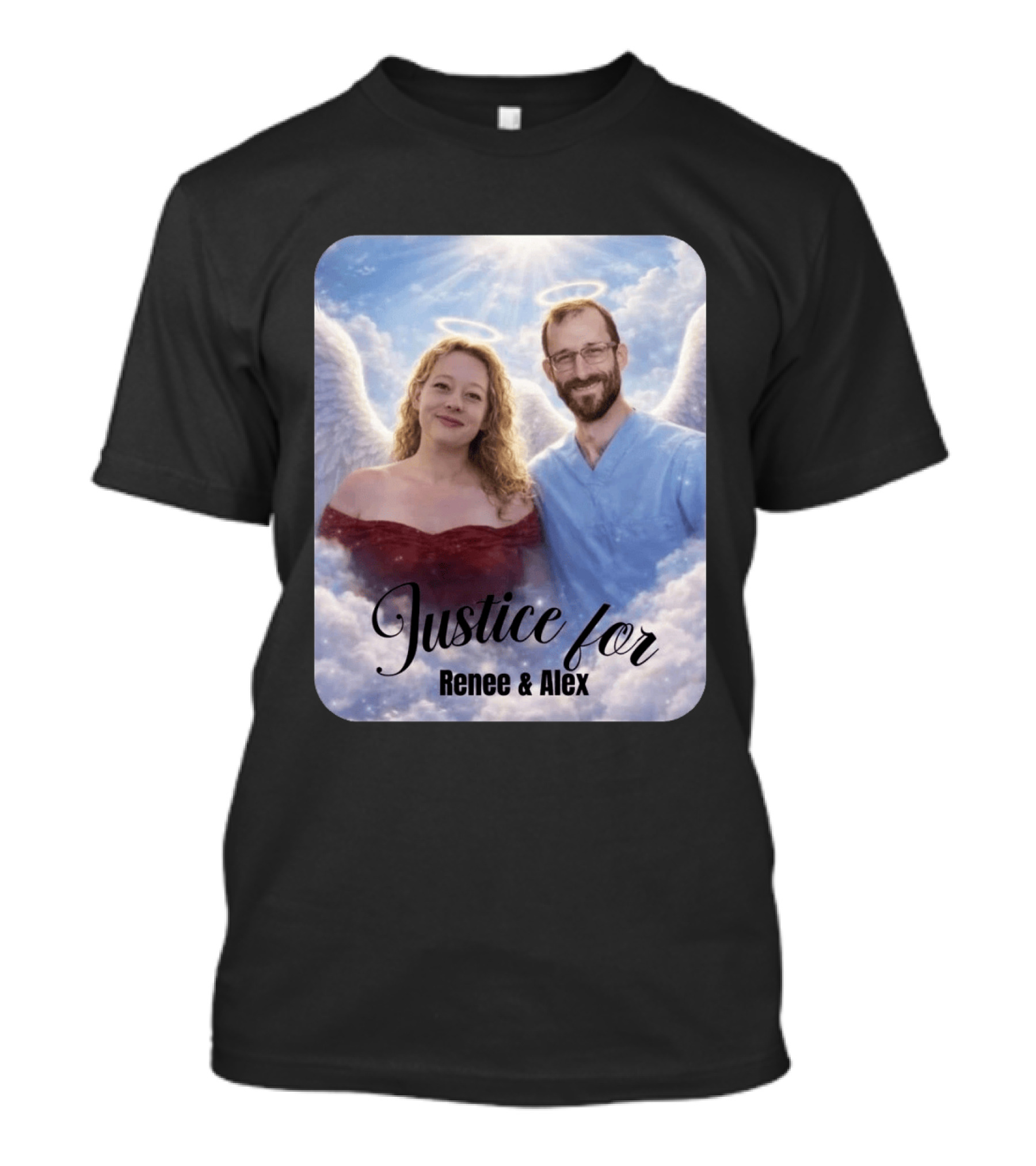 Justice For Renee And Alex Angel Wings Memorial T-Shirt