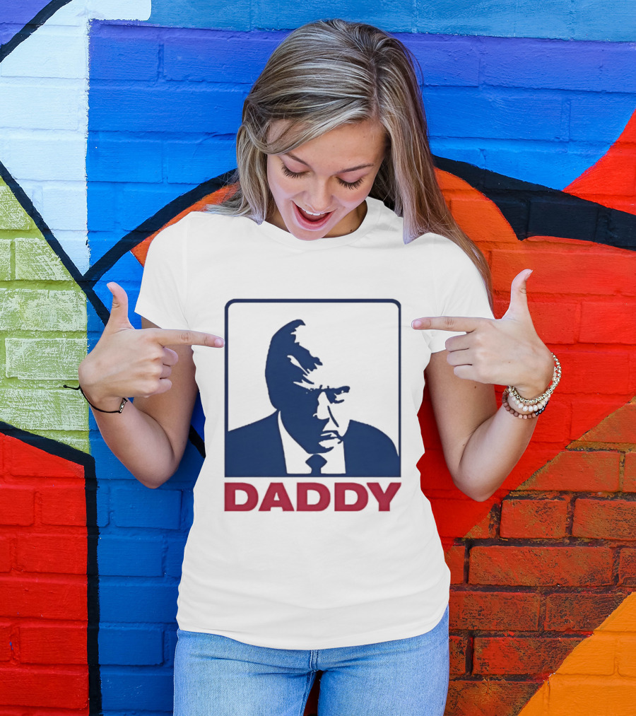Daddy Donald Trump Blue Red T-Shirt