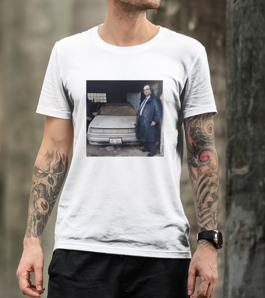 Mercury Sable Wagon 271 2071 Illinois License Plate Classic Scene T-Shirt