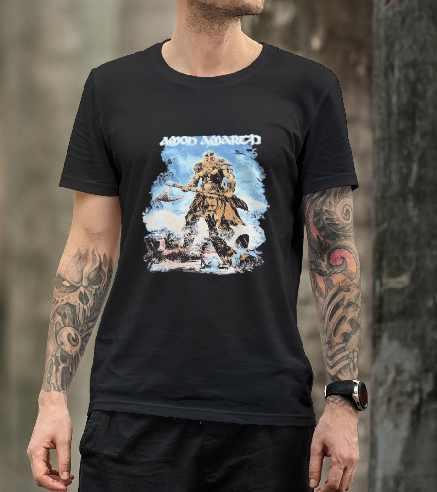 Amon Amarth Jomsviking Warrior With Axe T-Shirt