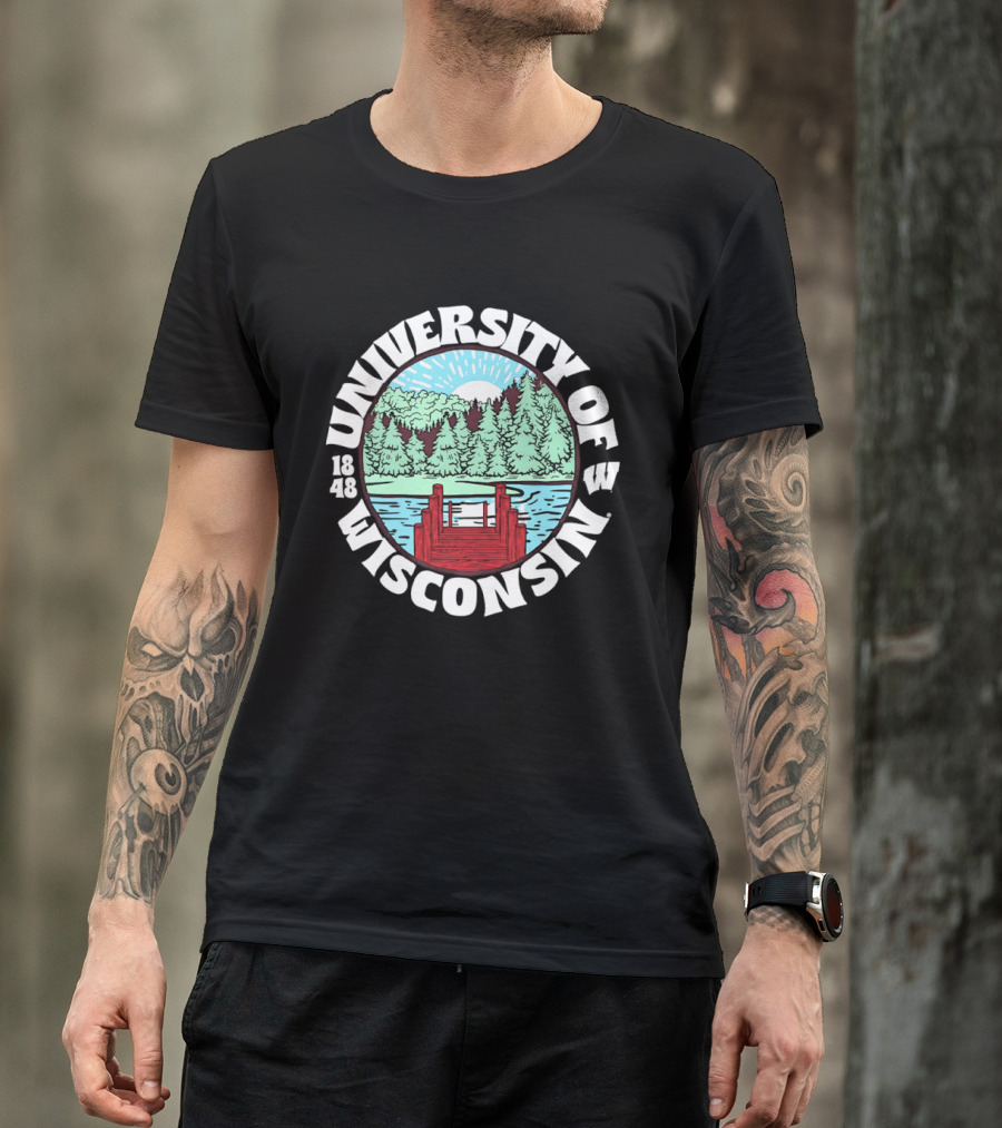 University Of Wisconsin 1848 Lake Scene T-Shirt