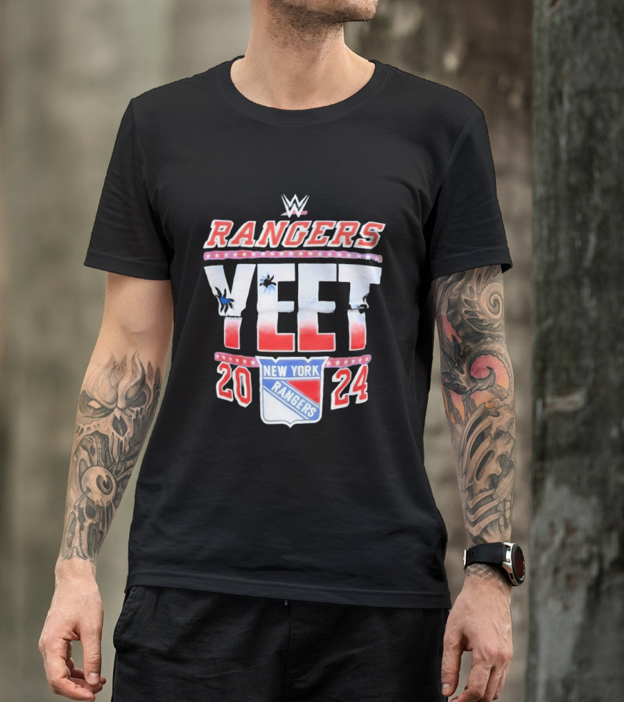 WWE Rangers Yeet 2024 New York Rangers T-Shirt