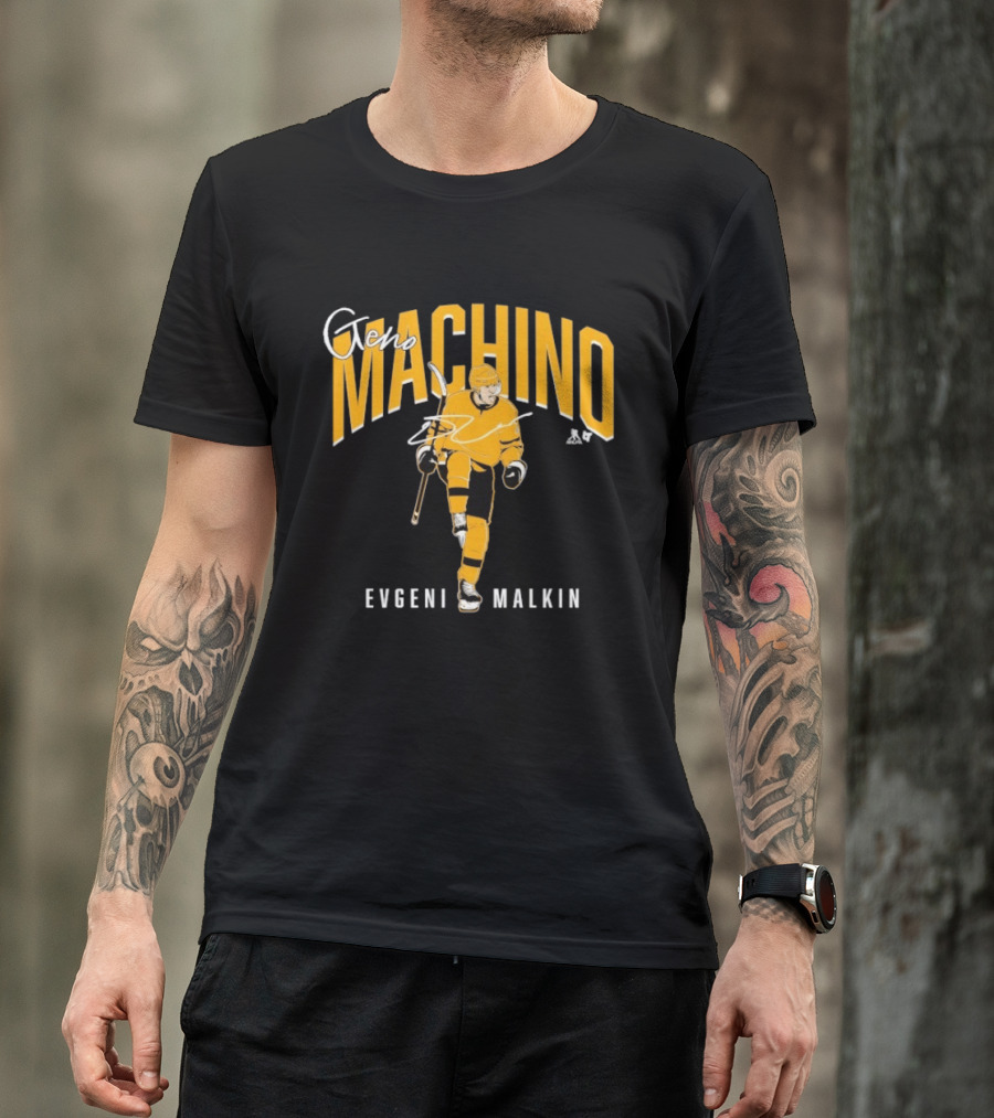 Evgeni Malkin Geno Machino Hockey Player T-Shirt