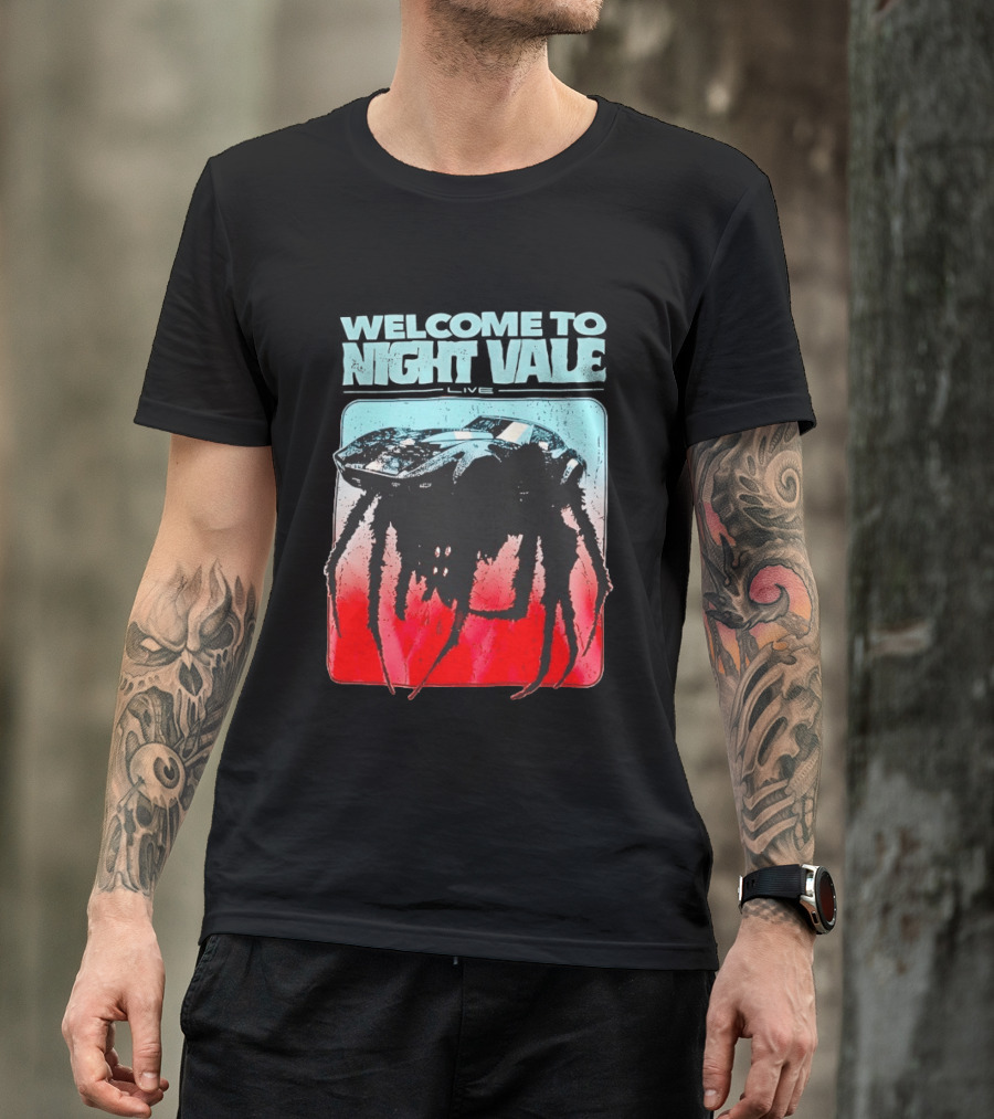 Welcome To Night Vale Live Giant Spider UFO T-Shirt
