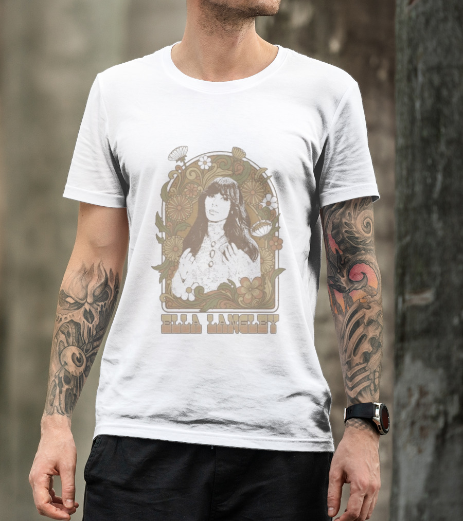 Ella Langley Floral Vintage Aesthetic T-Shirt