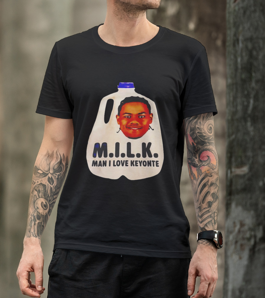 M.I.L.K Man I Love Keyonte George Fan T-Shirt