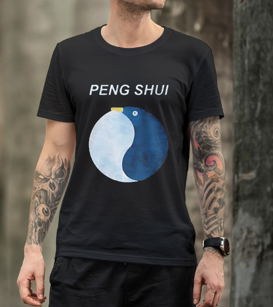Peng Shui Feng Shui Penguin Yin Yang T-Shirt