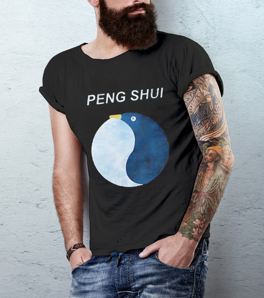 Peng Shui Feng Shui Penguin Yin Yang T-Shirt