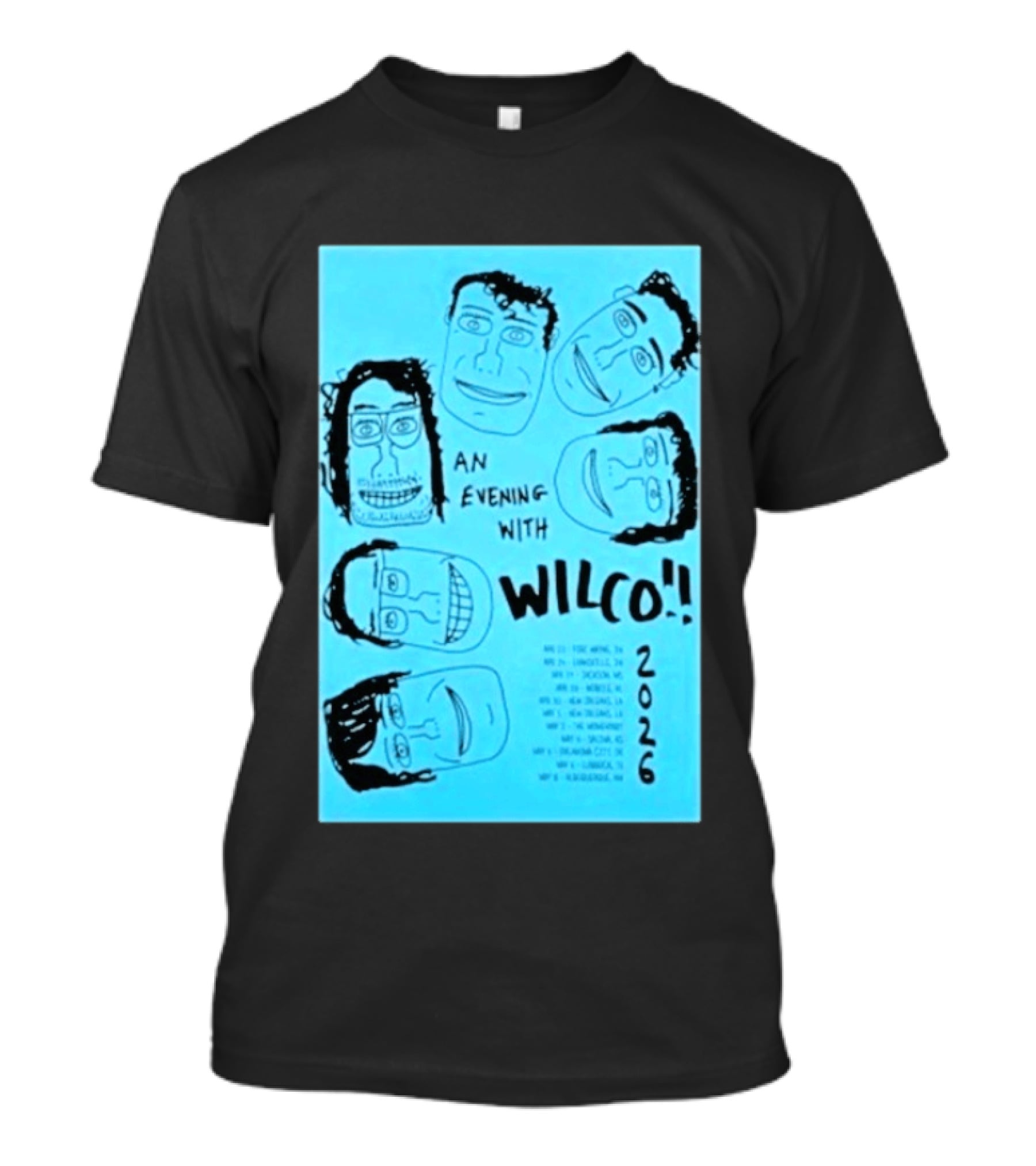 An Evening With Wilco 2026 Tour April & May T-Shirt