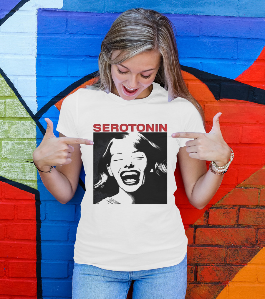 Joris Voorn Serotonin Bold Red Joyful Face T-Shirt