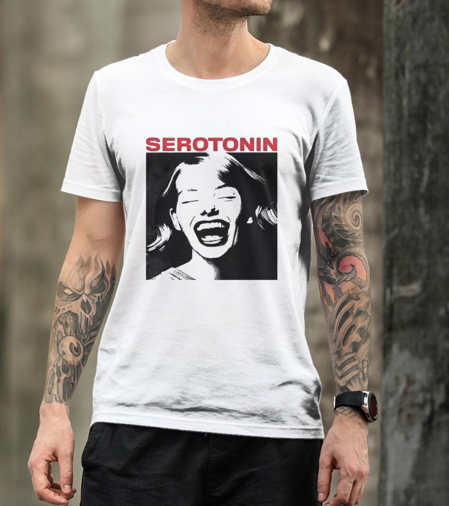 Joris Voorn Serotonin Bold Red Joyful Face T-Shirt