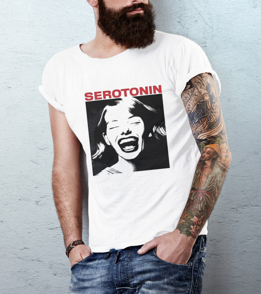 Joris Voorn Serotonin Bold Red Joyful Face T-Shirt