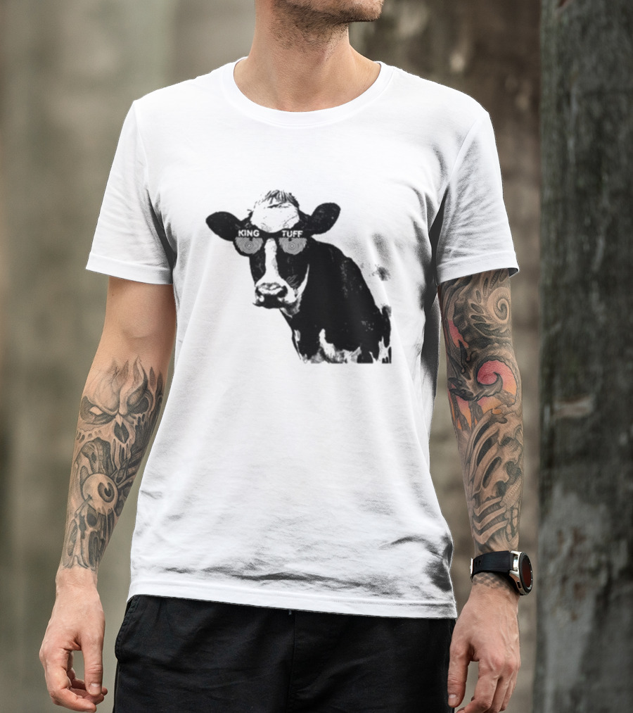 King Tuff X Ray Cow Illustration Holstein T-Shirt
