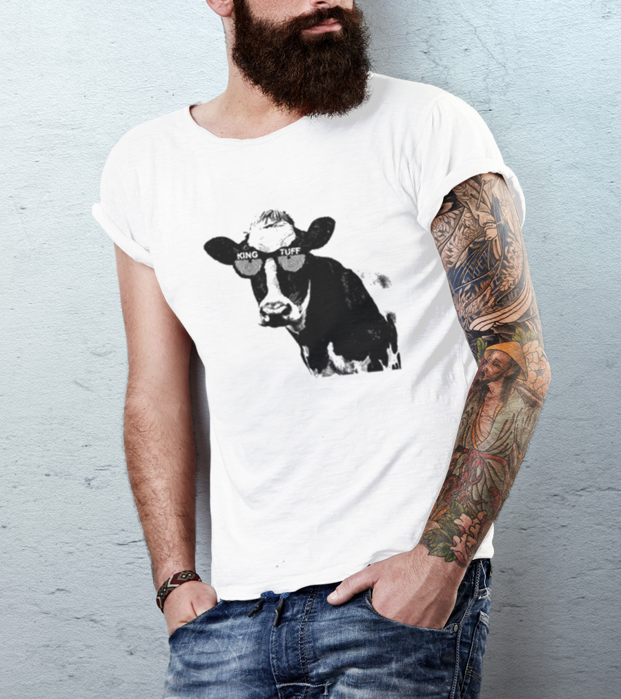 King Tuff X Ray Cow Illustration Holstein T-Shirt
