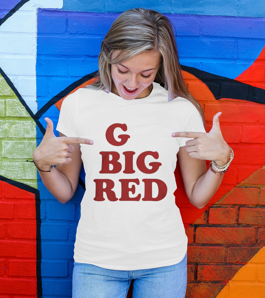 Nebraska Cornhuskers G Big Red Football Fan Gear T-Shirt