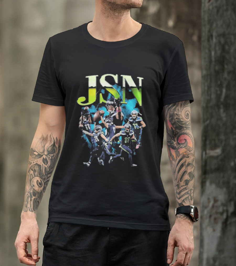 Jaxon Smith Njigba Seattle Seahawks JSN Football Highlights T-Shirt