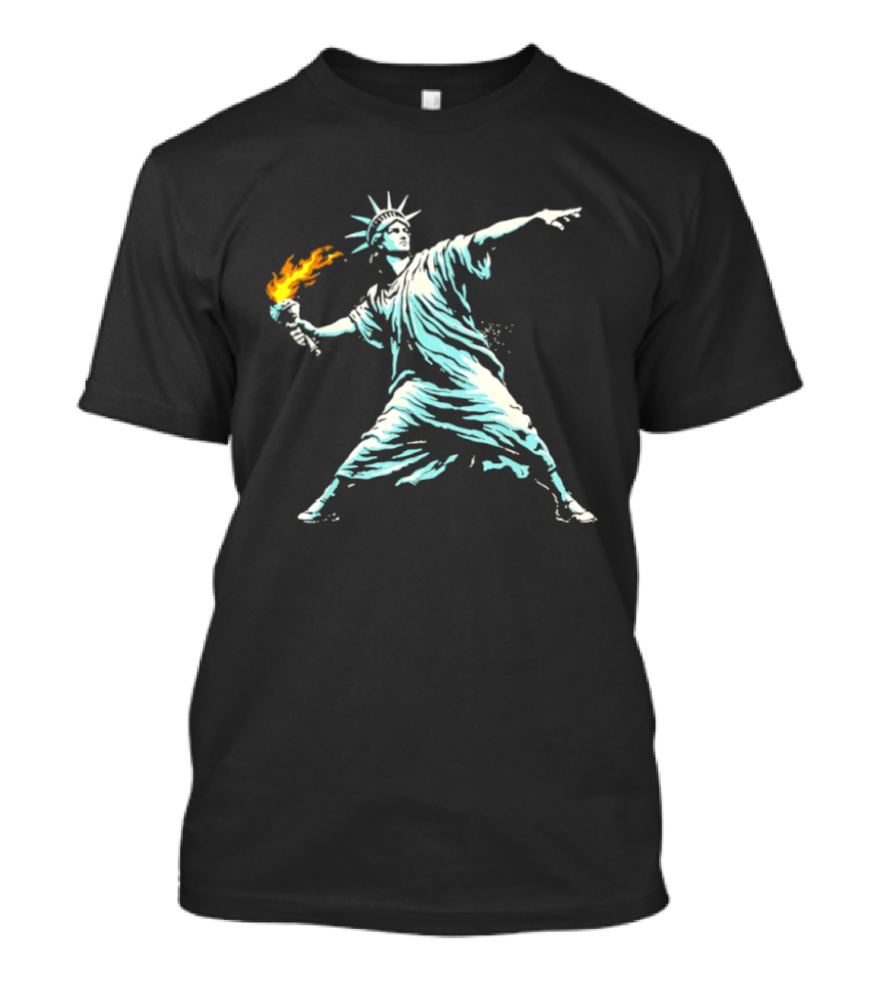 Statue Of Liberty Throwing Torch Meme T-Shirt
